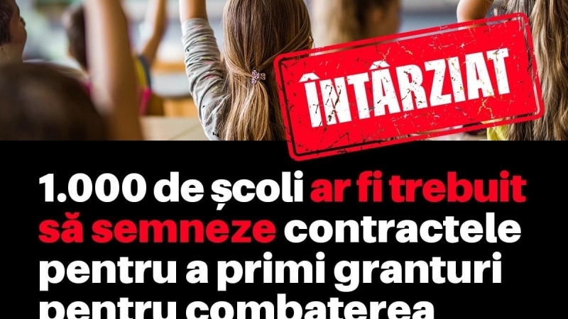 USR DEJ - Abandon școlar, birocrație, cancer, elevi care nu au cum să ajungă la școala din altă localitate.