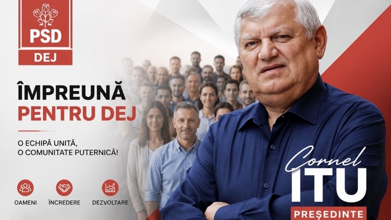 Astăzi Cornel Itu și noua echipă de conducere a PSD Dej, reconfirmați pentru următorii patru ani…
